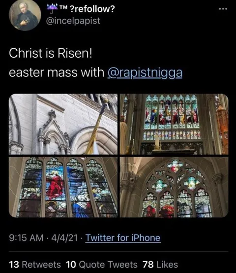 Easter Mass With an Awkward Mention