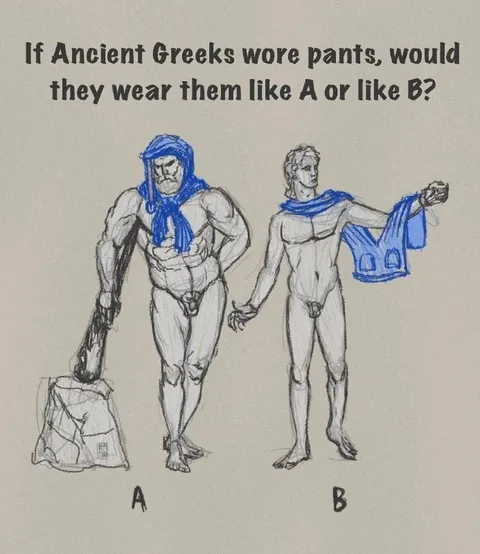 Ancient Greeks Wearing Pants