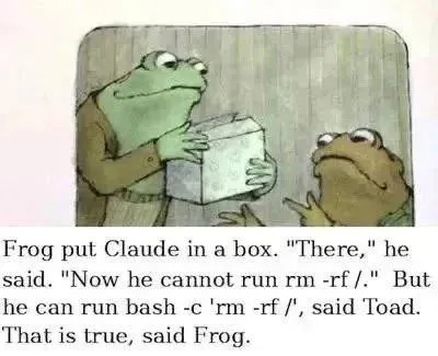 Frog Tries to Contain Claude