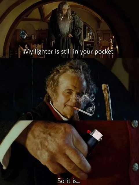 The Lighter Is Still in Your Pocket