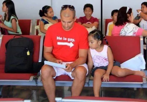 He Is Gay Arrow Shirt