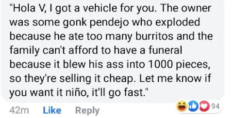 Cheap Exploding Vehicle for V