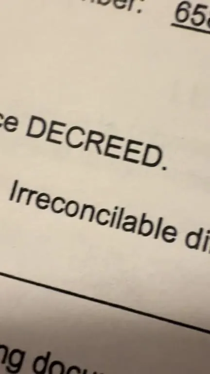 Creed on the Divorce Decree