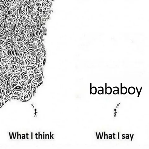 What I Think What I Say