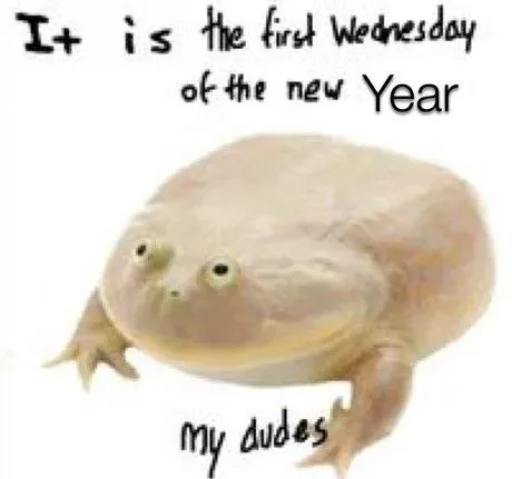 First Wednesday of the New Year