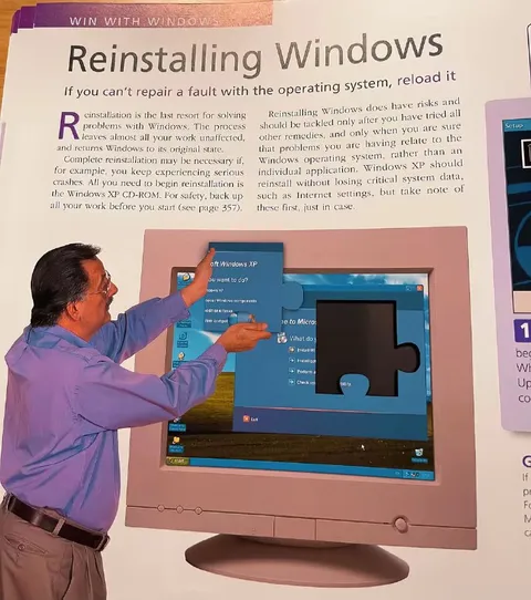 Reinstalling Windows Puzzle