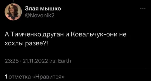 Тимченко и Ковальчук — не хохлы?