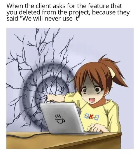 Client Requests Deleted Feature
