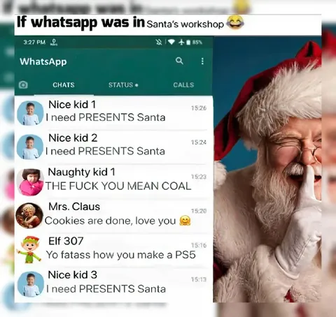 WhatsApp in Santa’s Workshop