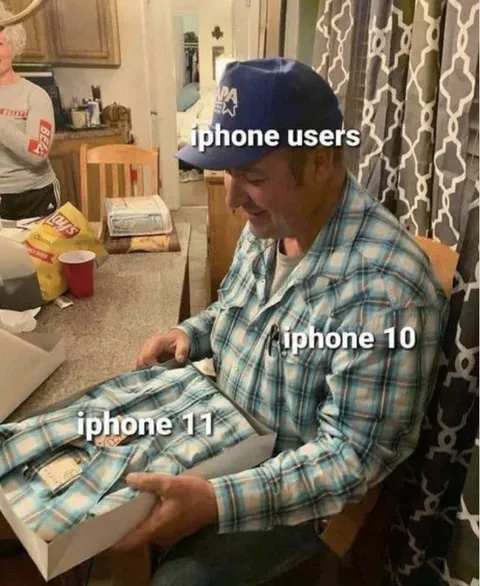 iPhone 11 Shirt Reaction