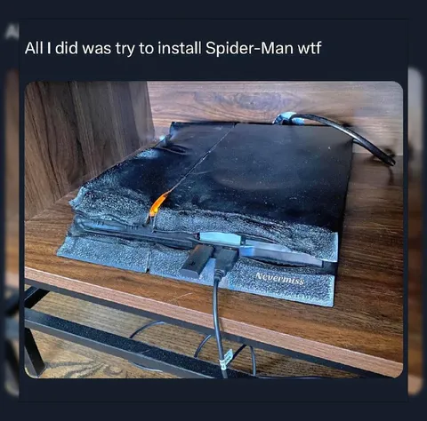 Spider-Man Installation Gone Wrong