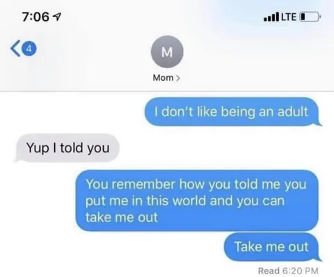 Mom Take Me Out