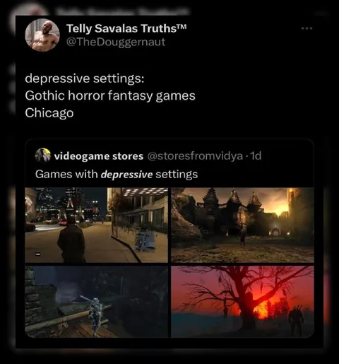 Depressive Settings: Gothic Games and Chicago