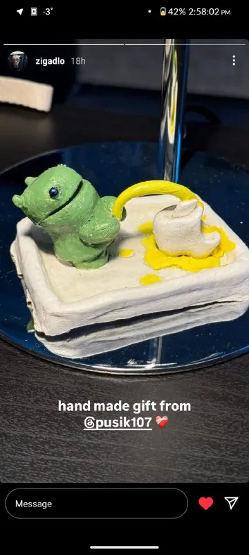 Handmade Dinosaur Gift