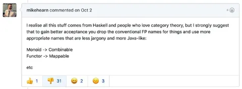 Java-Like Names for Functional Programming