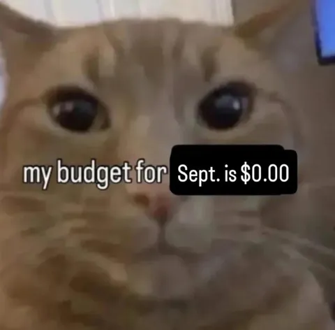 September Budget Is Zero
