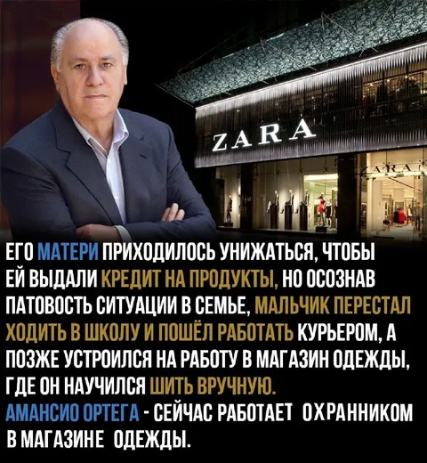 История Амансио Ортеги