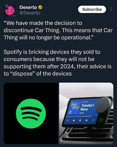 Spotify Bricks Car Thing
