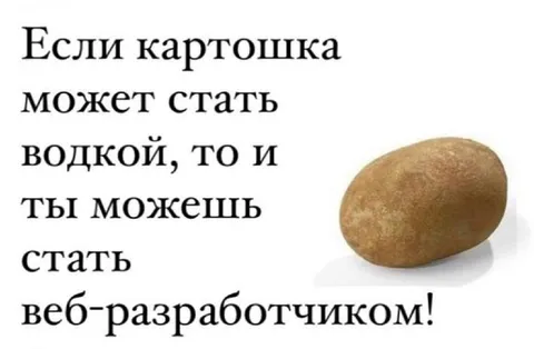 Картошка и веб-разработчик