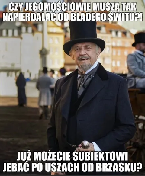 Jegomościowie hałasują od świtu