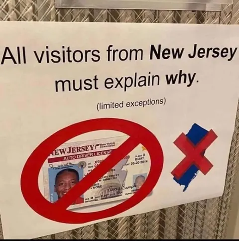 New Jersey Visitors Must Explain Why