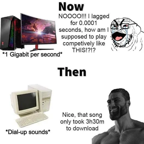 Now Then Internet Speed Meme