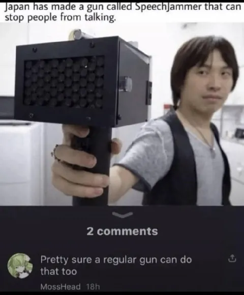 Speechjammer Gun Comment