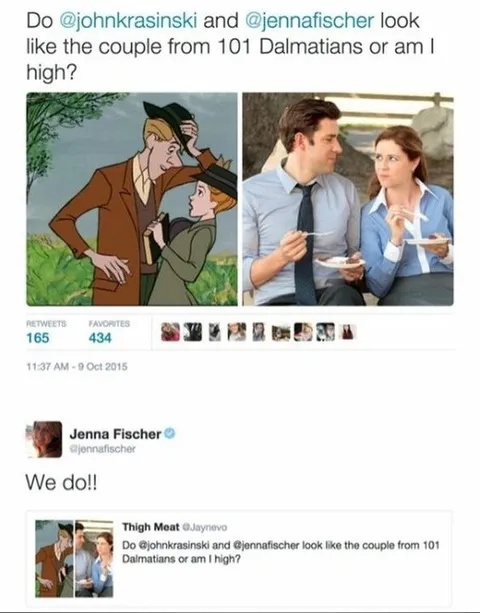 John Krasinski and Jenna Fischer Lookalikes