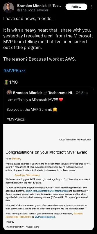 Kicked Out of Microsoft MVP