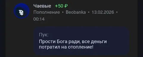 Все деньги ушли на отопление