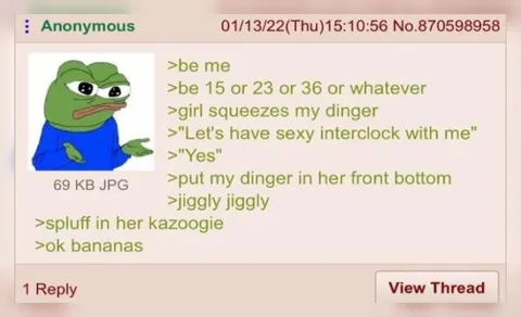 Pepe's Crude Greentext Confession