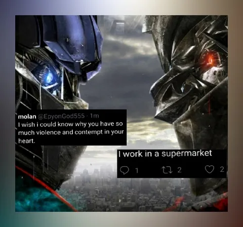 Megatron Works at a Supermarket