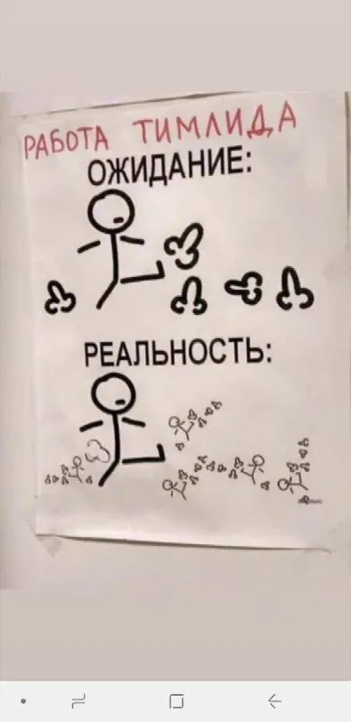 Работа тимлида: ожидание и реальность