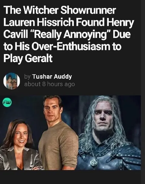 Henry Cavill Too Enthusiastic as Geralt