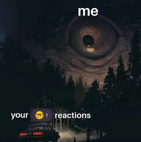 Me Watching Your One Reaction
