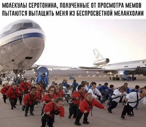 Молекулы серотонина вытаскивают из меланхолии
