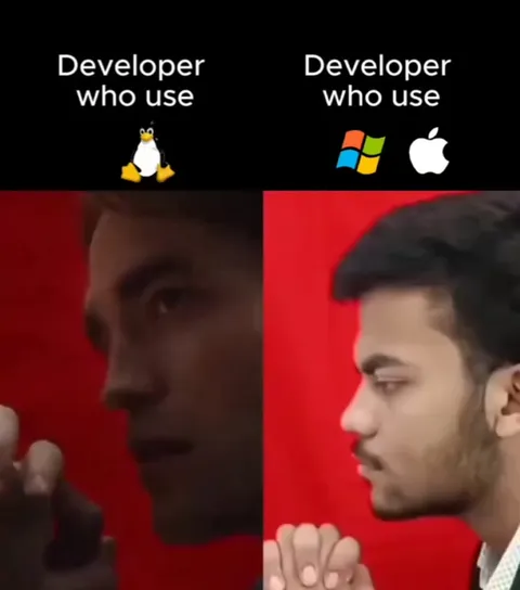 Linux Developers vs Windows Apple Developers