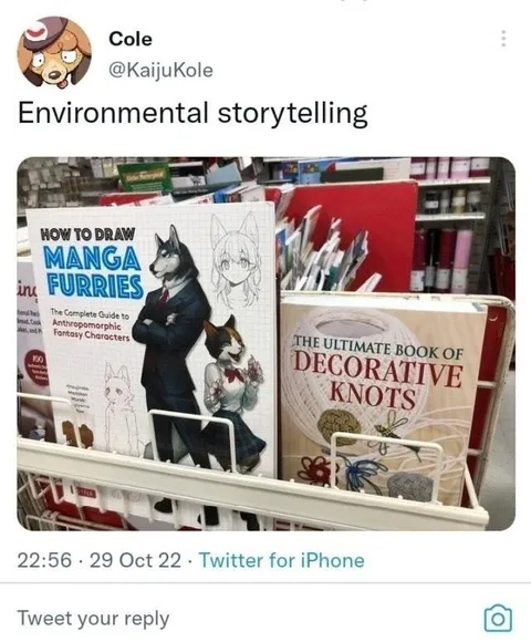 Environmental Storytelling Furry Books