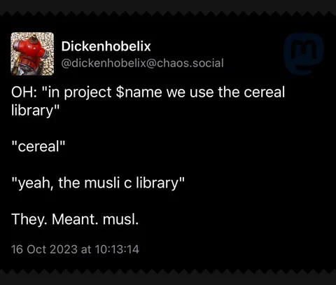 The Cereal Library Mishearing