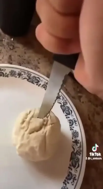 Нож не разрезал тесто