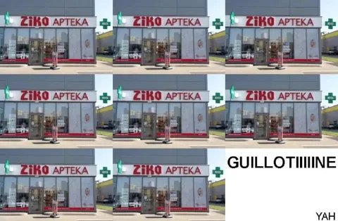 Guillotine at the Pharmacy