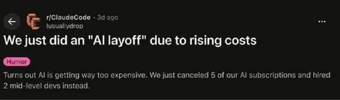 AI Layoff Due to Rising Costs