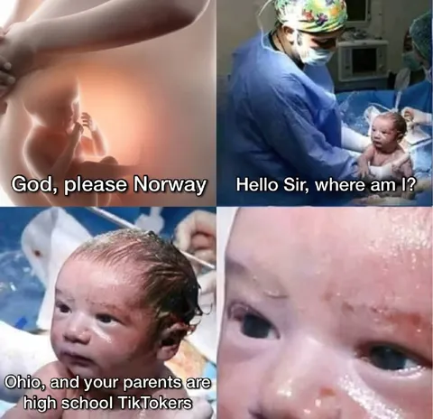 Baby Regrets Being Born in Ohio