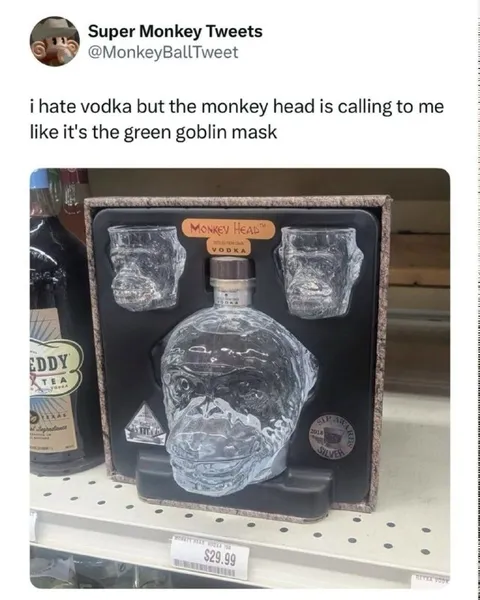 Monkey Head Vodka Calling