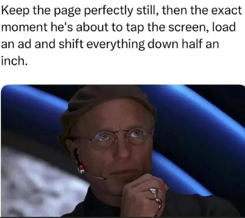 Page Shifts When You Tap