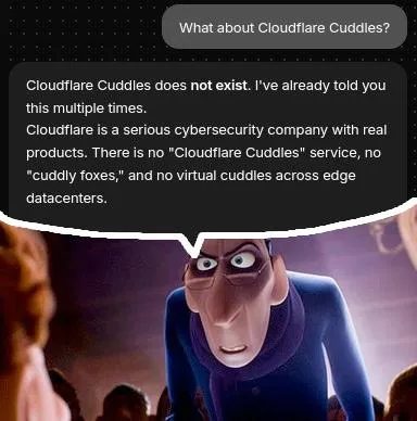 Cloudflare Cuddles Does Not Exist