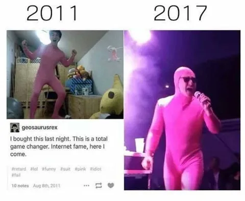 2011 to 2017 Pink Guy