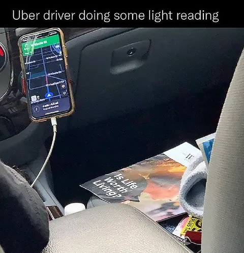 Uber Driver Light Reading