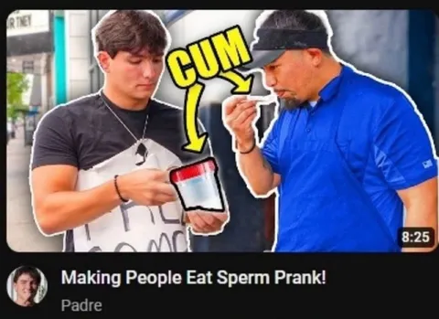Making People Eat Sperm Prank