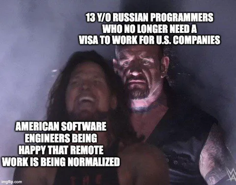 Russian Programmers Celebrate Remote Work